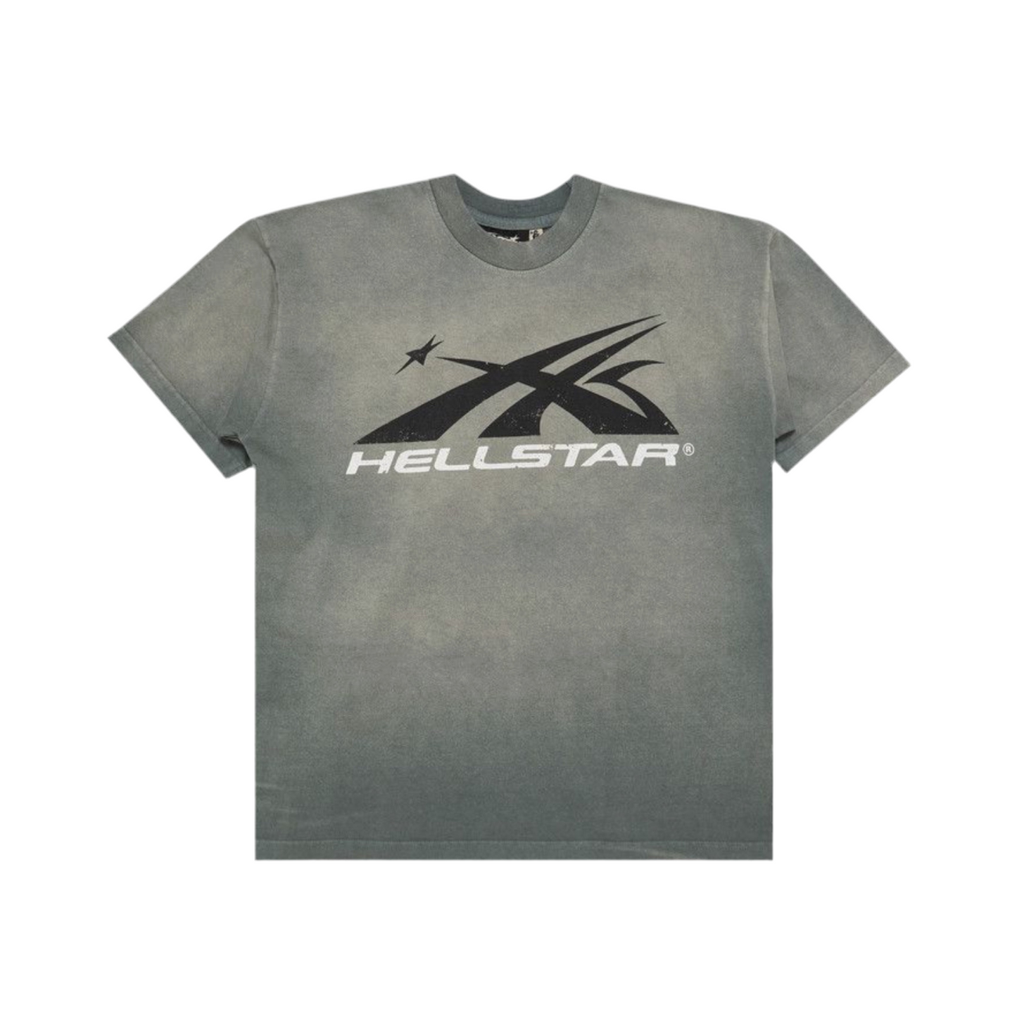 Hellstar sport Logo T-shirt grey