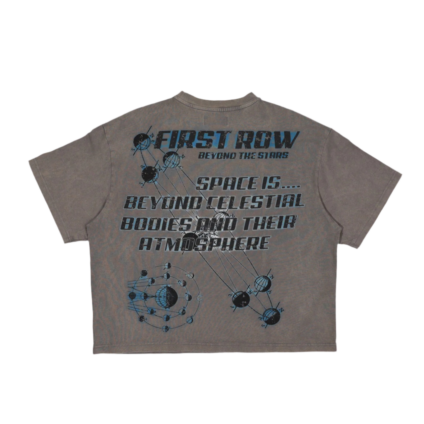 First Row Earth first planet cropped tee
