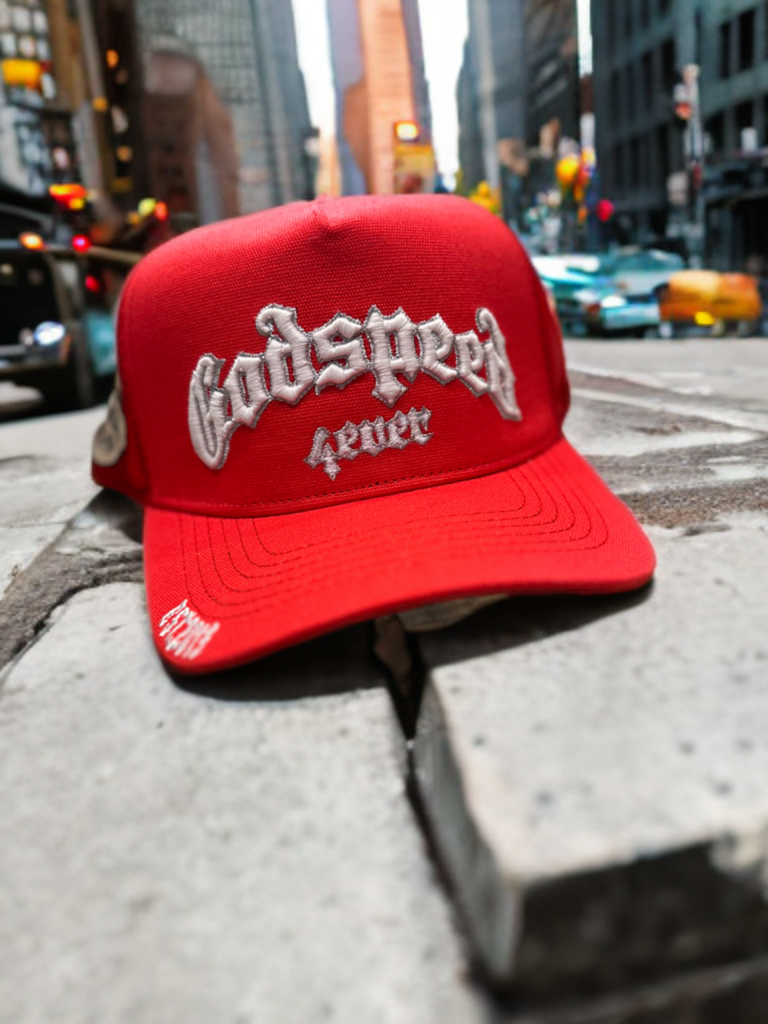 Godspeed 4ever Trucker hat | red