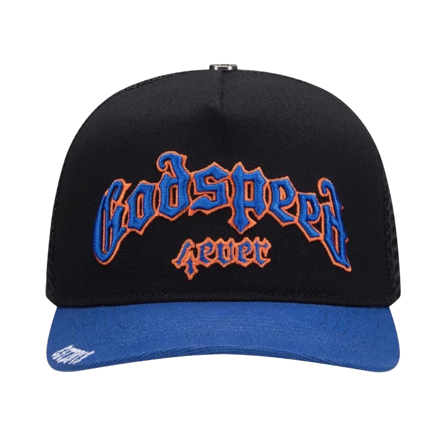 Godspeed 4ever trucker hat | black and blue