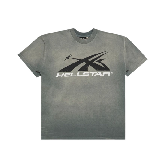 Hellstar sport Logo T-shirt grey
