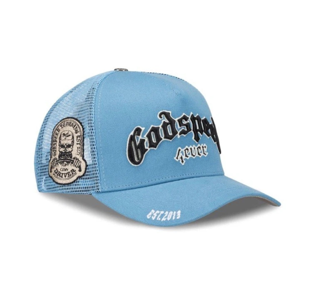 Godspeed 4ever Trucker hat | baby blue