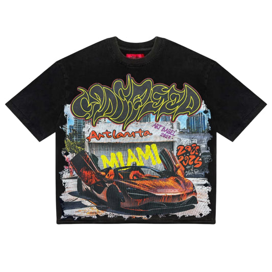Miami lambo Godspeed tee