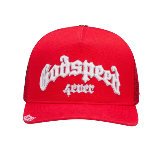 Godspeed 4ever Trucker hat | red