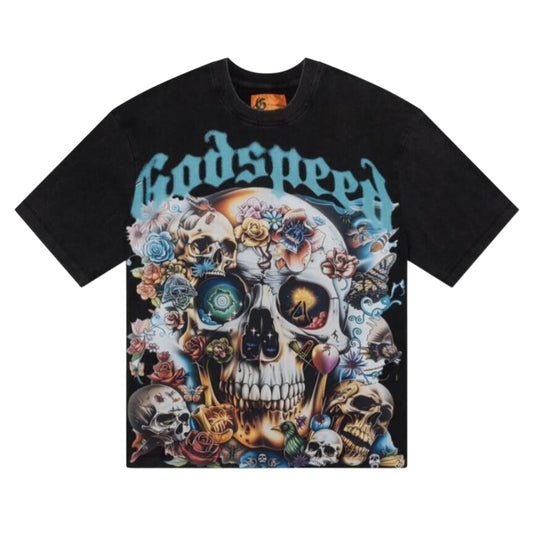 Eternal Dream wash black Godspeed tee