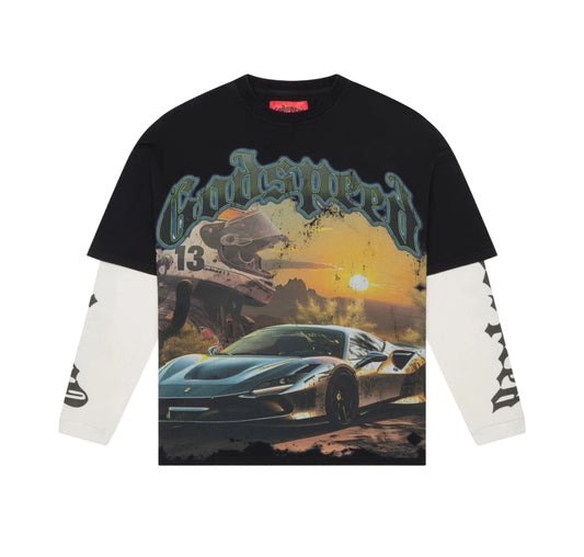 Sunset Drift Godspeed thermal wash black