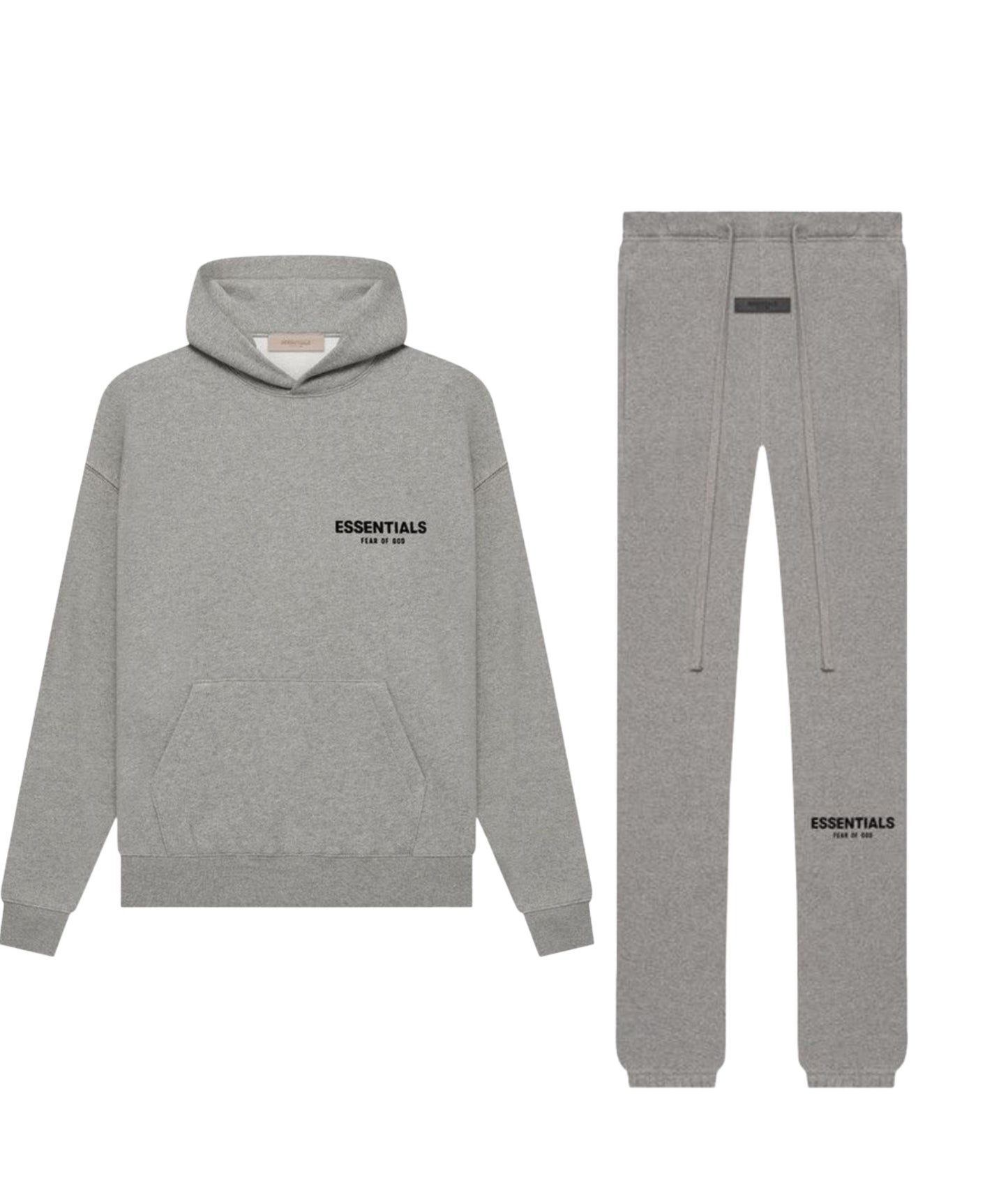 Dark oatmeal essentials sweatsuits