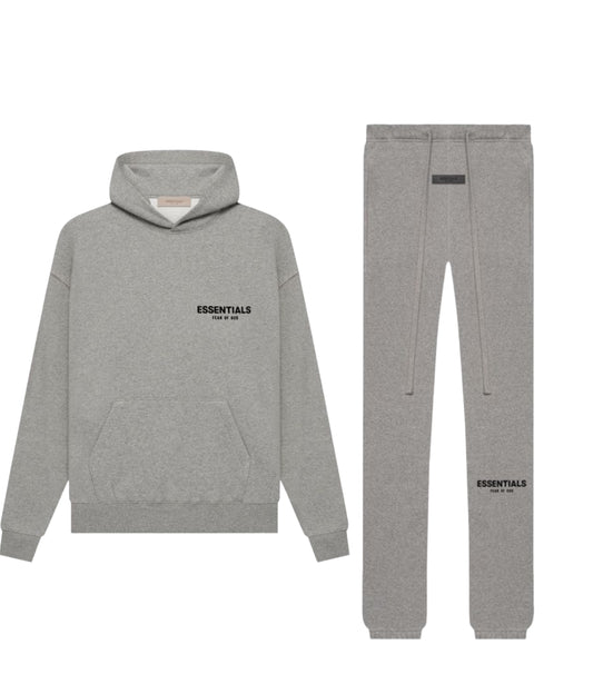 Dark oatmeal essentials sweatsuits