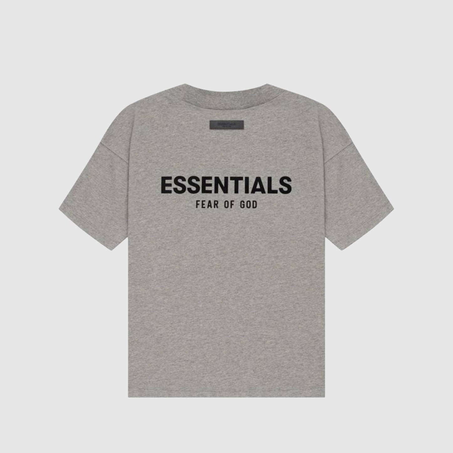 Dark oatmeal Essentials tee